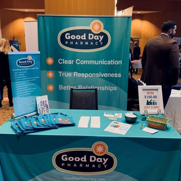 Trade Show Booth Graphics and Table Drape