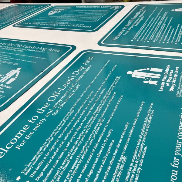Spring is Here - Park Signs are Refreshed