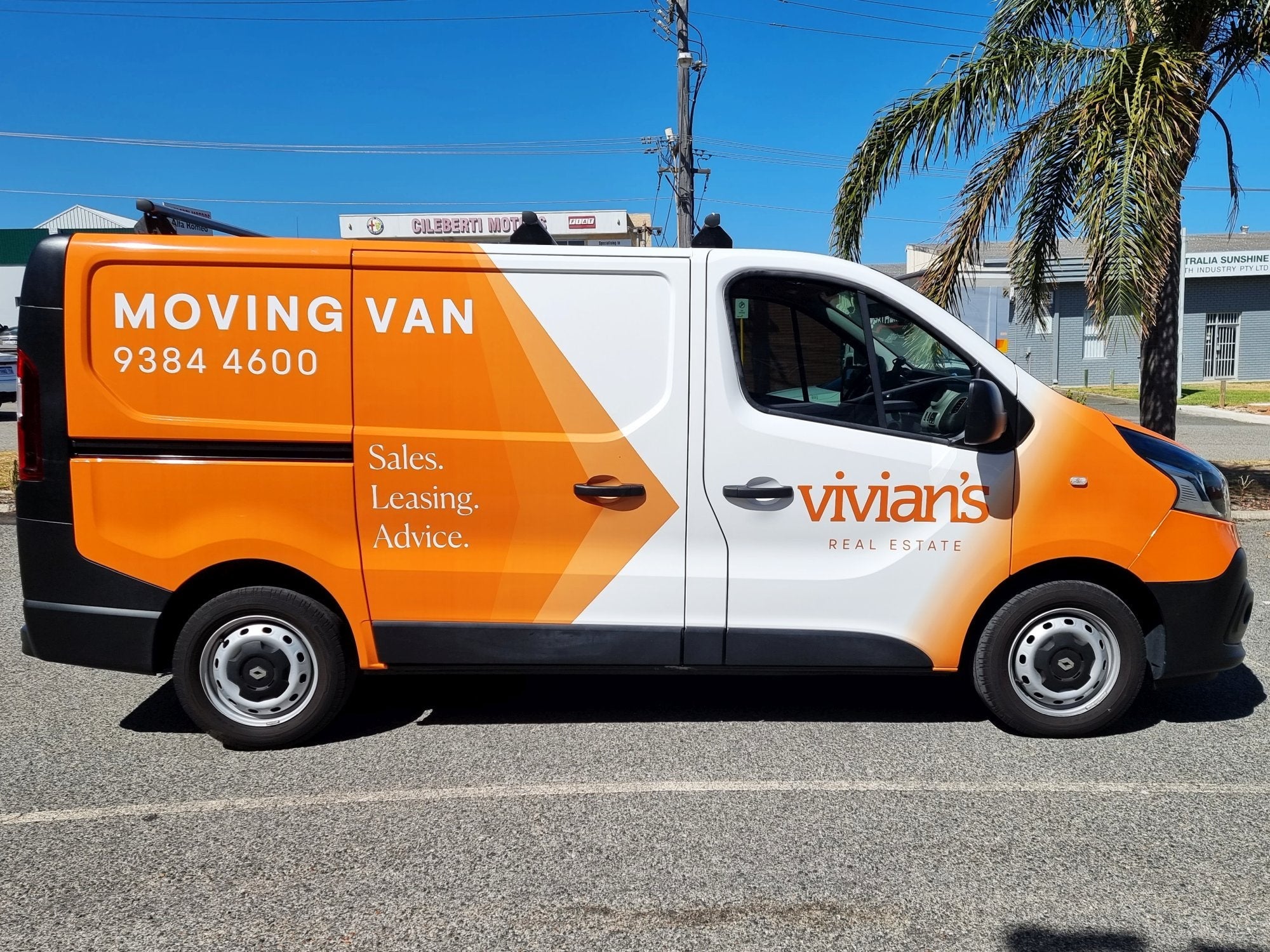Vivian's Real Estate Van Wrap