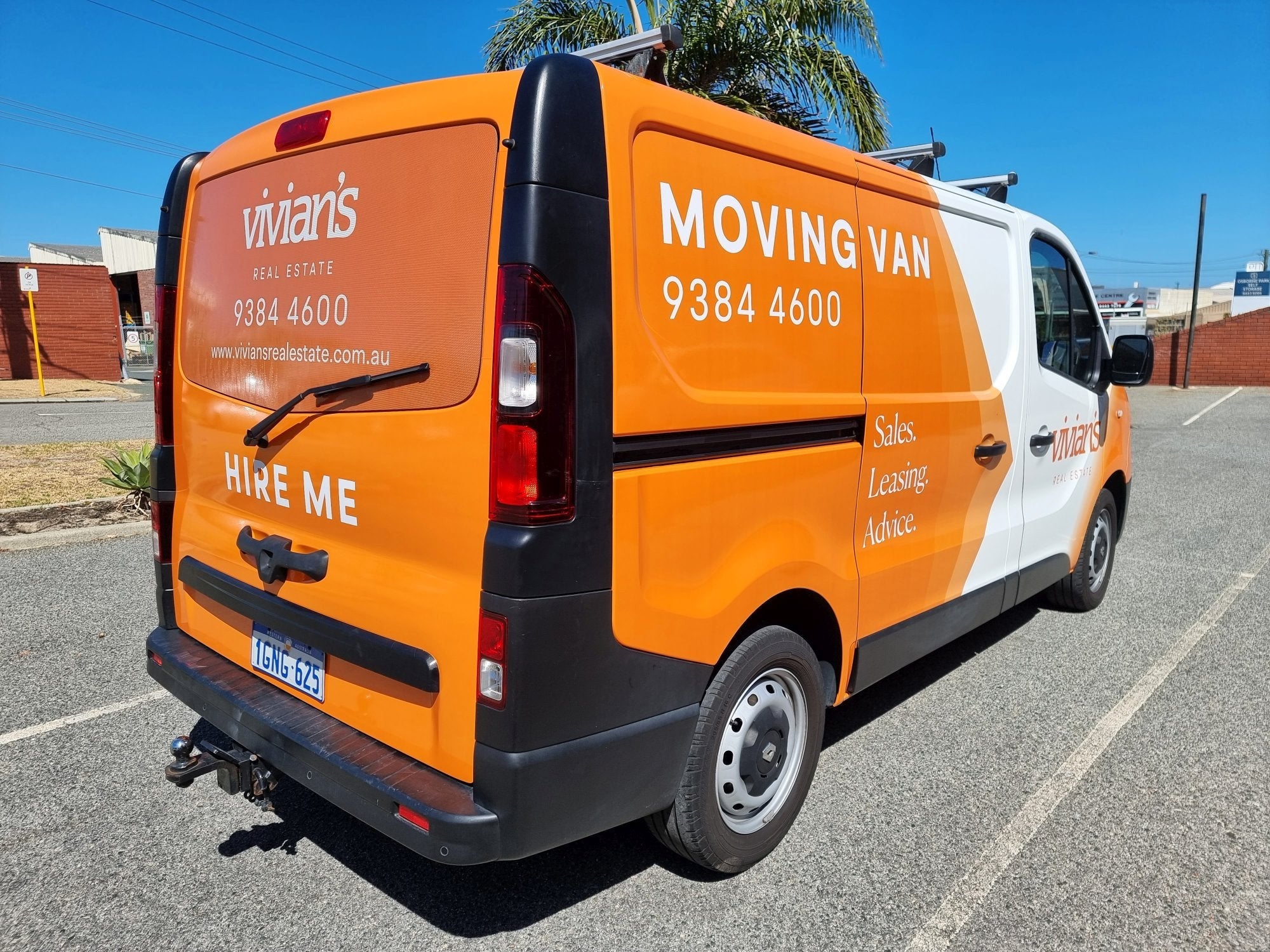 Vivian's Real Estate Van Wrap