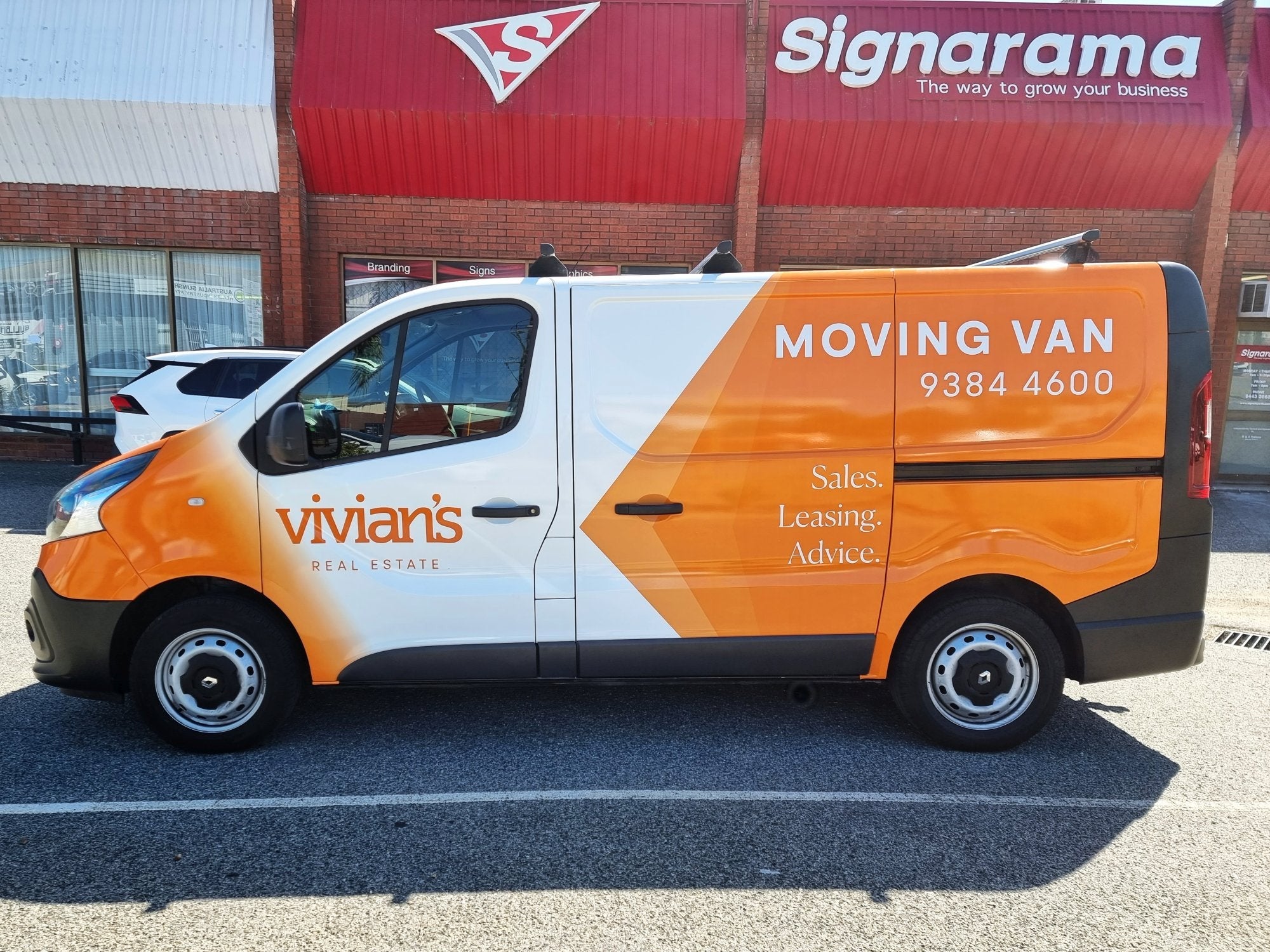 Vivian's Real Estate Van Wrap