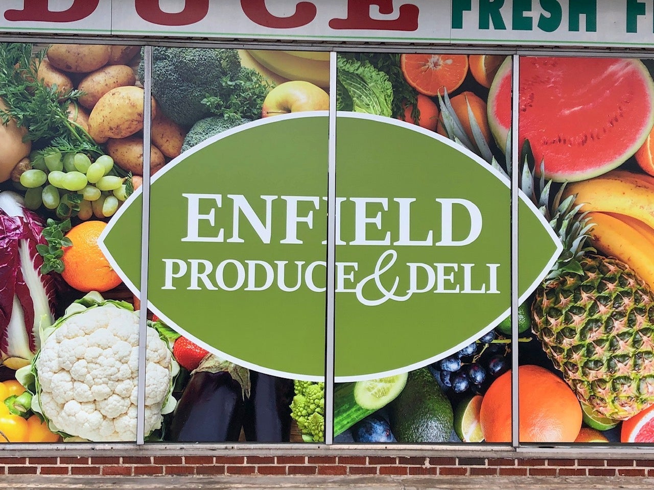Enfield Produce & Deli Window Graphics