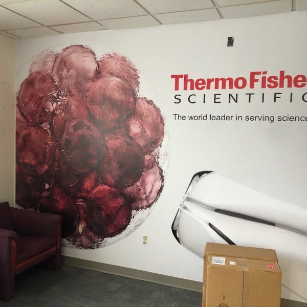 Thermo Fisher Agawam Wall Graphic