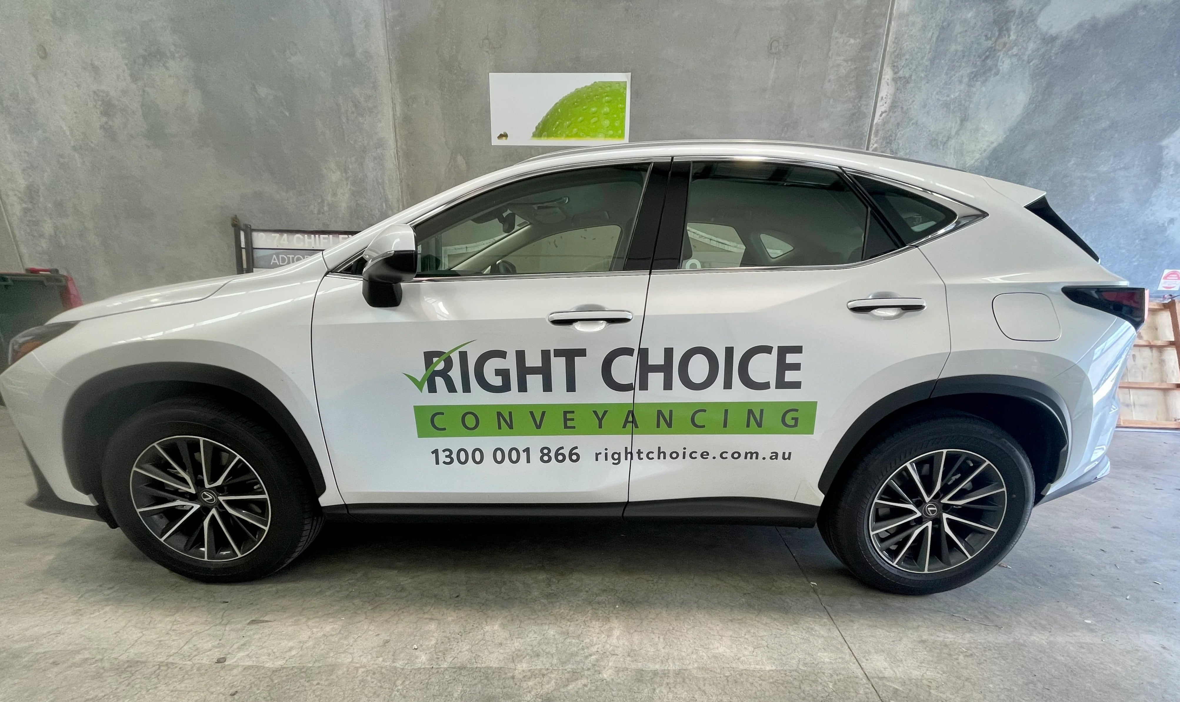 Vehicle Lettering - Right Choice Conveyancing