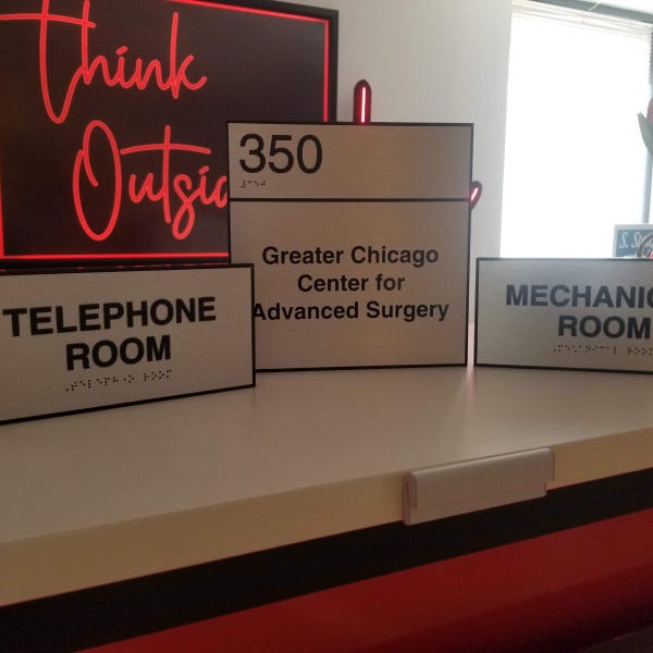 Custom ADA signs