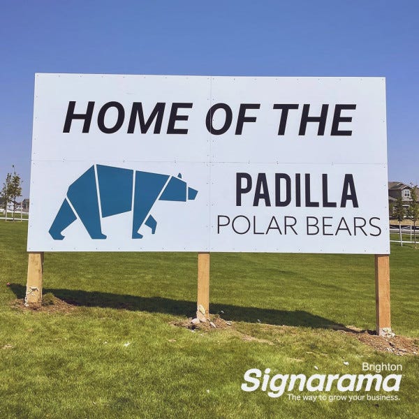 Signarama Brighton Post and Panel Padilla Elementary School