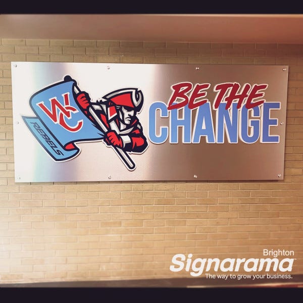 Signarama Brighton Dimensional Logo for Weld Central