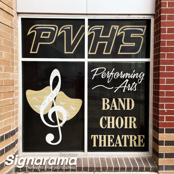 Signarama Brighton Window Graphics for PVHS