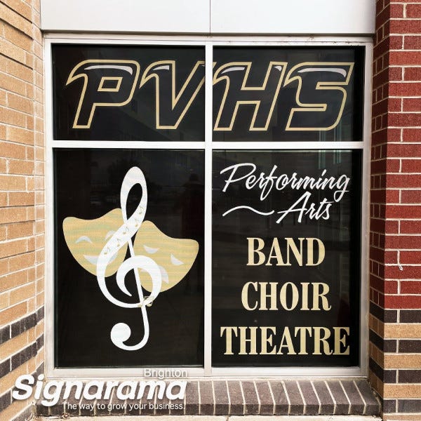 Signarama Brighton Window Graphics for PVHS