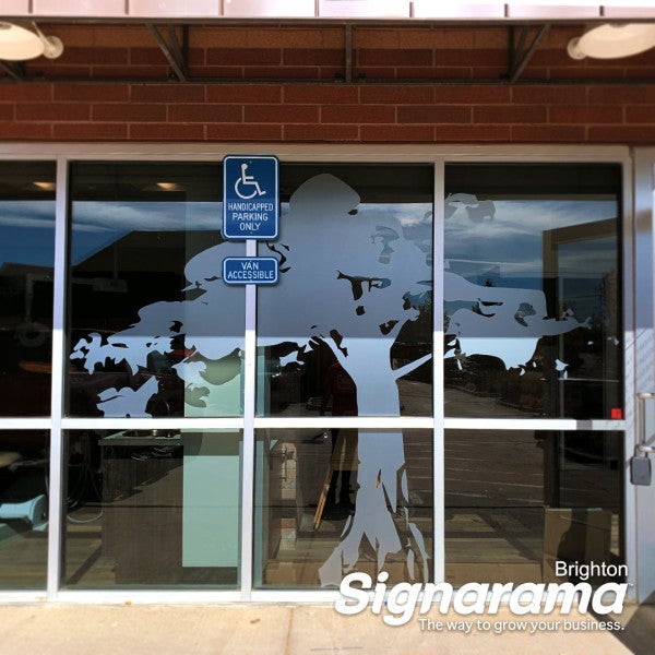 Signarama Brighton Etched Vinyl for Stonegate Dental