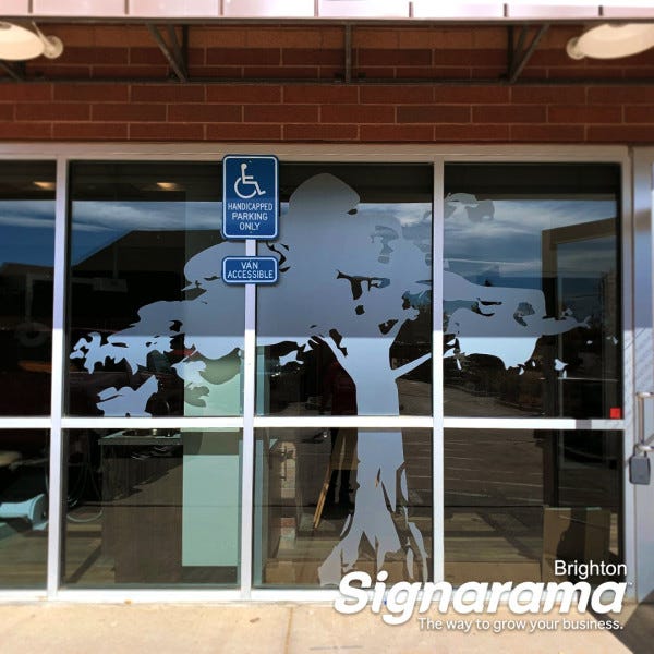 Signarama Brighton Etched Vinyl for Stonegate Dental
