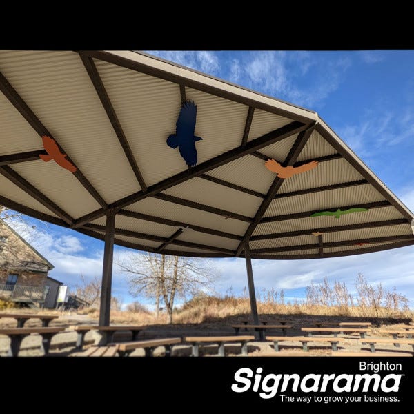 Signarama Brighton Routed Birds for the Bird Conservancy