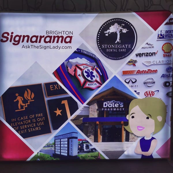 Signarama Brighton Lit Tradeshow Display