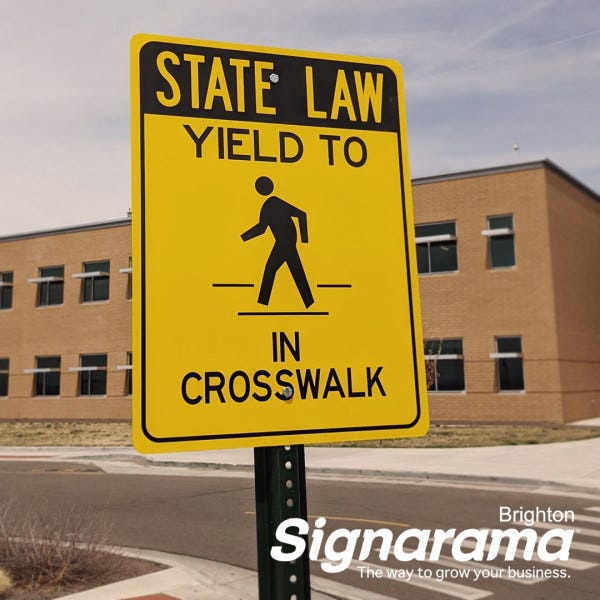 Signarama Brighton Traffic Signs for Riverdale Ridge High School