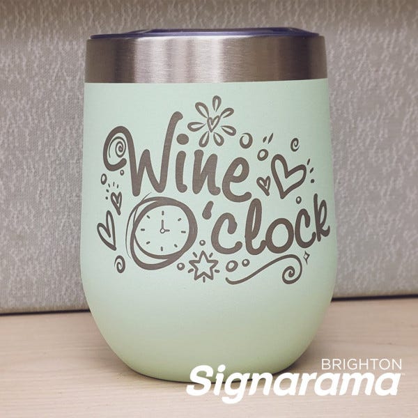 Signarama Brighton Engrave Promo Product Wine Mug