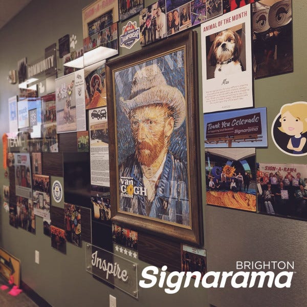 Signarama Brighton Display Team Wall