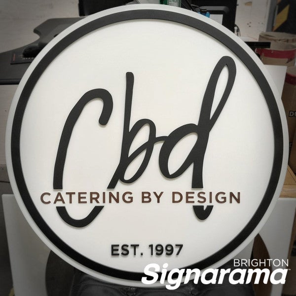 Signarama Brighton Dimensional Routed Sign for Catering by Design
