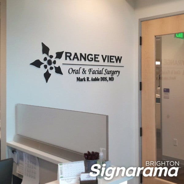Signarama Brighton Dimensional Logo for Range View Oral and Facial