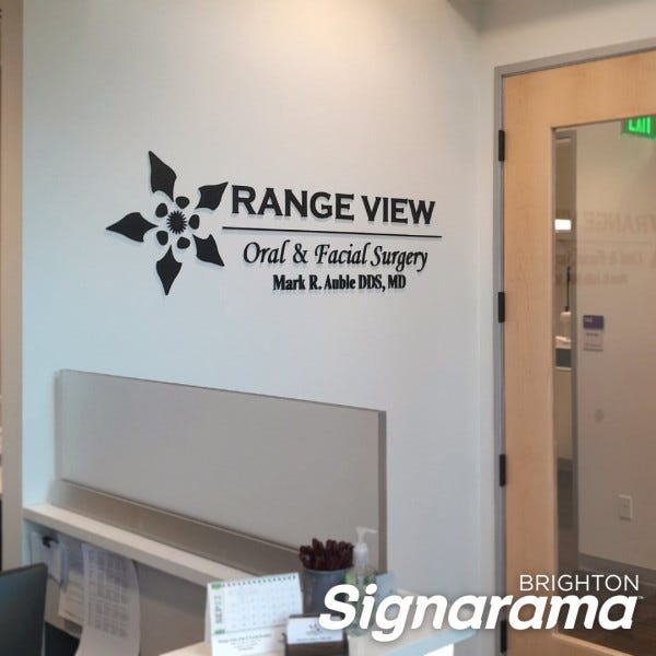 Signarama Brighton Dimensional Logo for Range View Oral and Facial