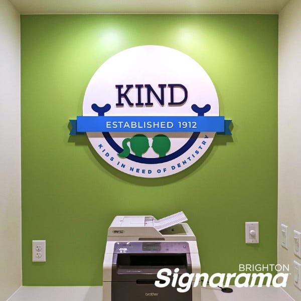 Signarama Brighton Dimensional Logo Sign for Kids in Need Dentistry