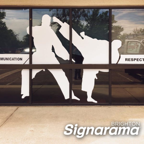 Signarama Brighton Window Graphics for ATA Taekowndo