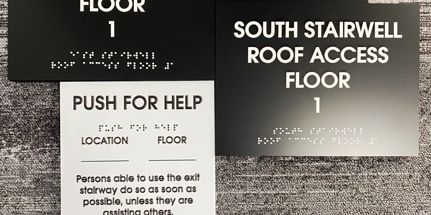 Accessibility & Braille Signs