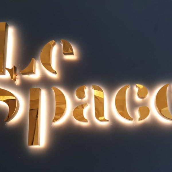 3 Dimensional Channel Back lit signage