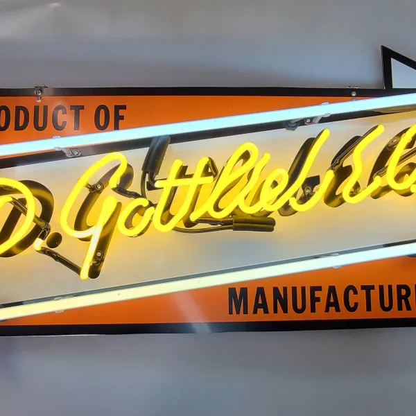 Gottlieb Neon Sign