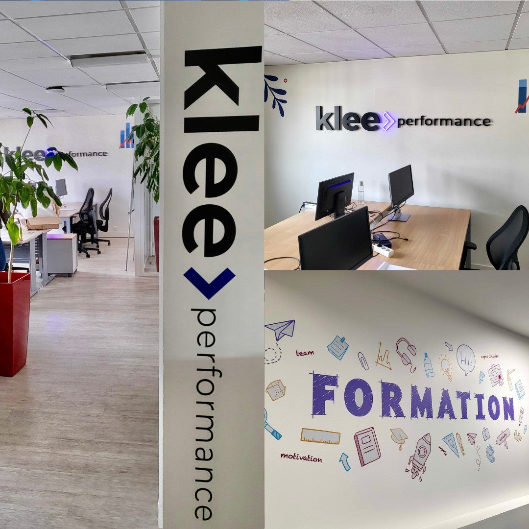 Signalétique pour Klee Performance