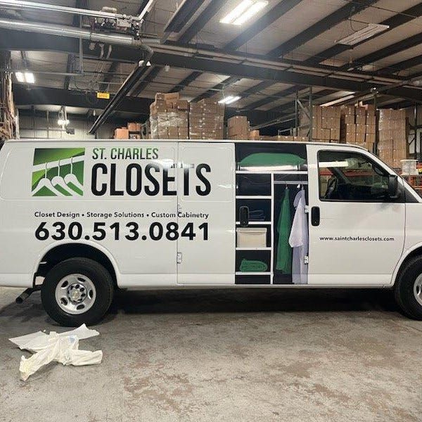 St. Charles Closet - Vehicle Side Door Graphic