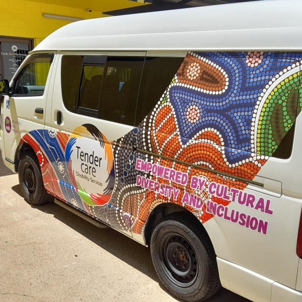 Tender Care Van Wrap Image