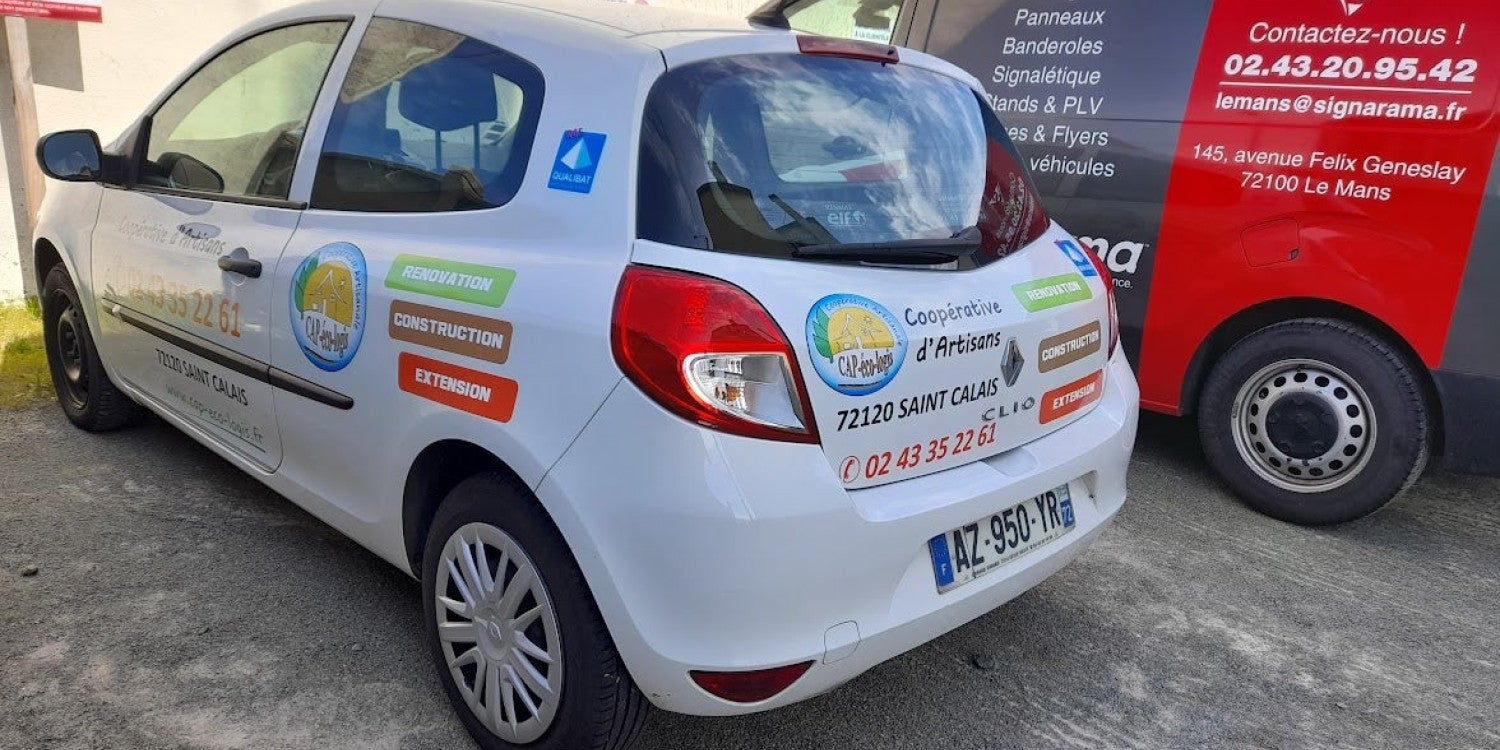 Lettrage voiture