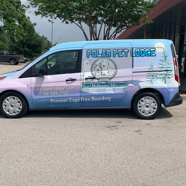 Polar Pet Van Wrap