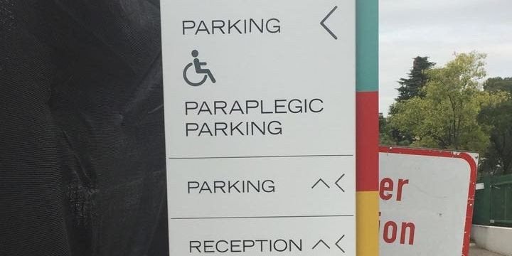 Akeso Clinics Parking Directional Pylon