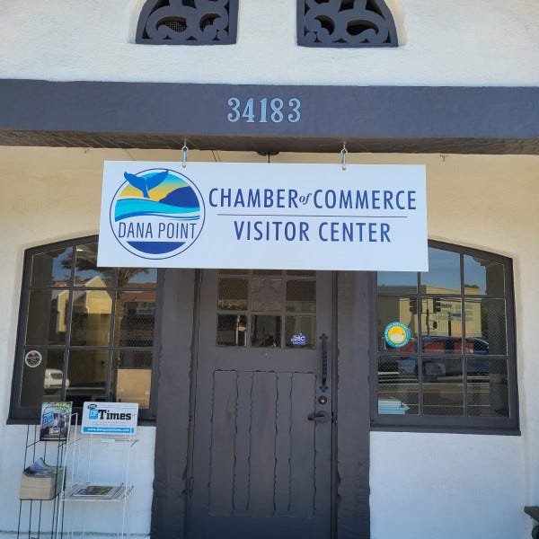 Dana Point Chamber sign