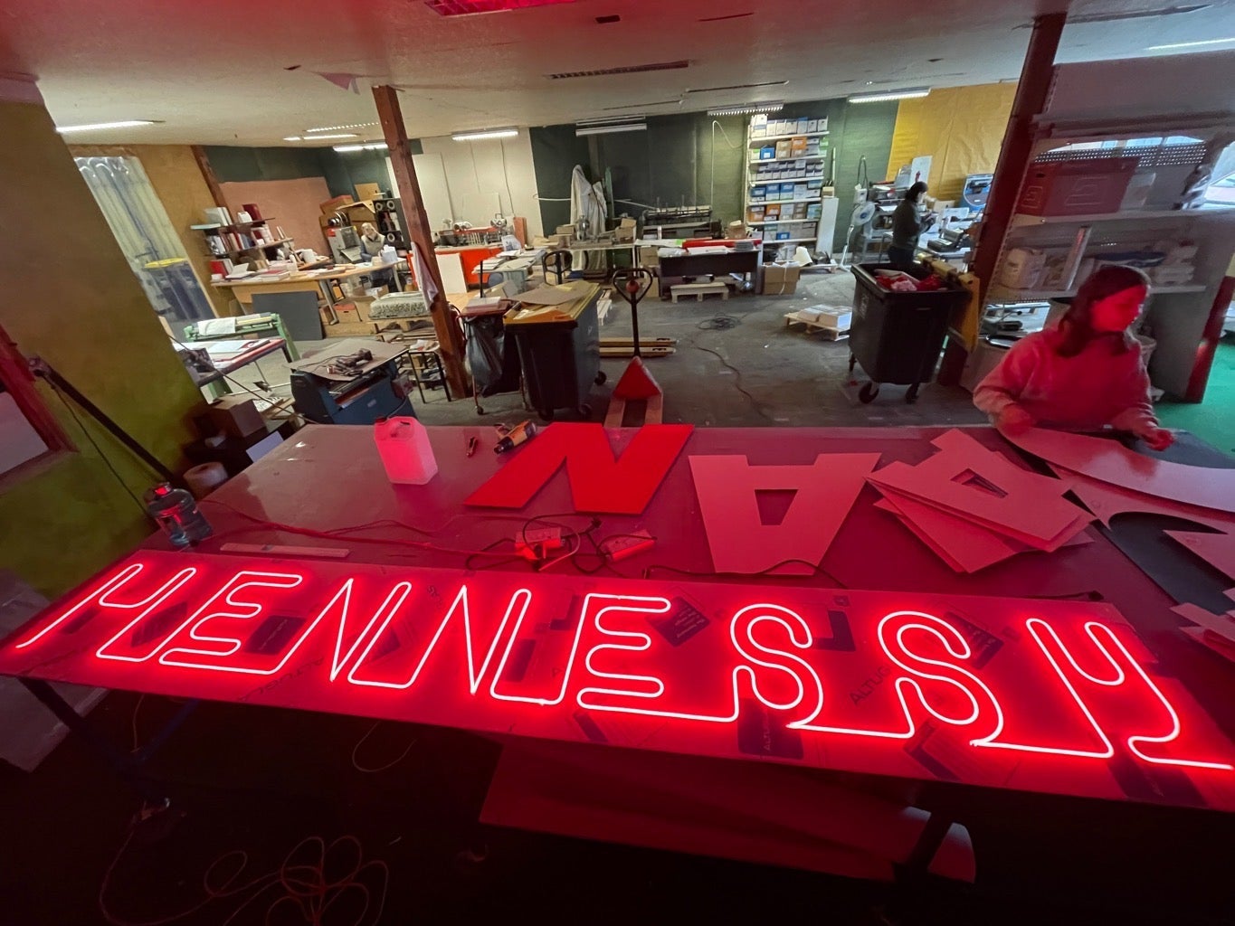 lettres néon pour événement