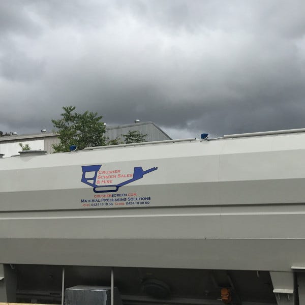 Machine Decals - Crusher Screen Sales & Hire - Signarama Burleigh Heads