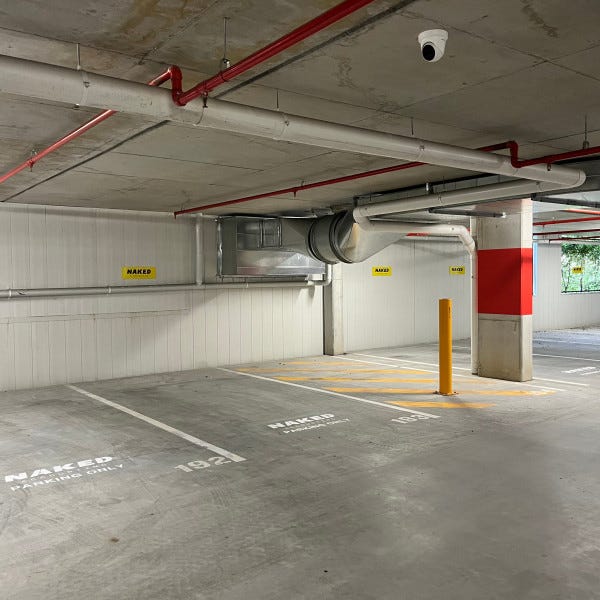 Carpark Signs and Car park stencils - Naked Accounting- Signarama Burleigh Heads