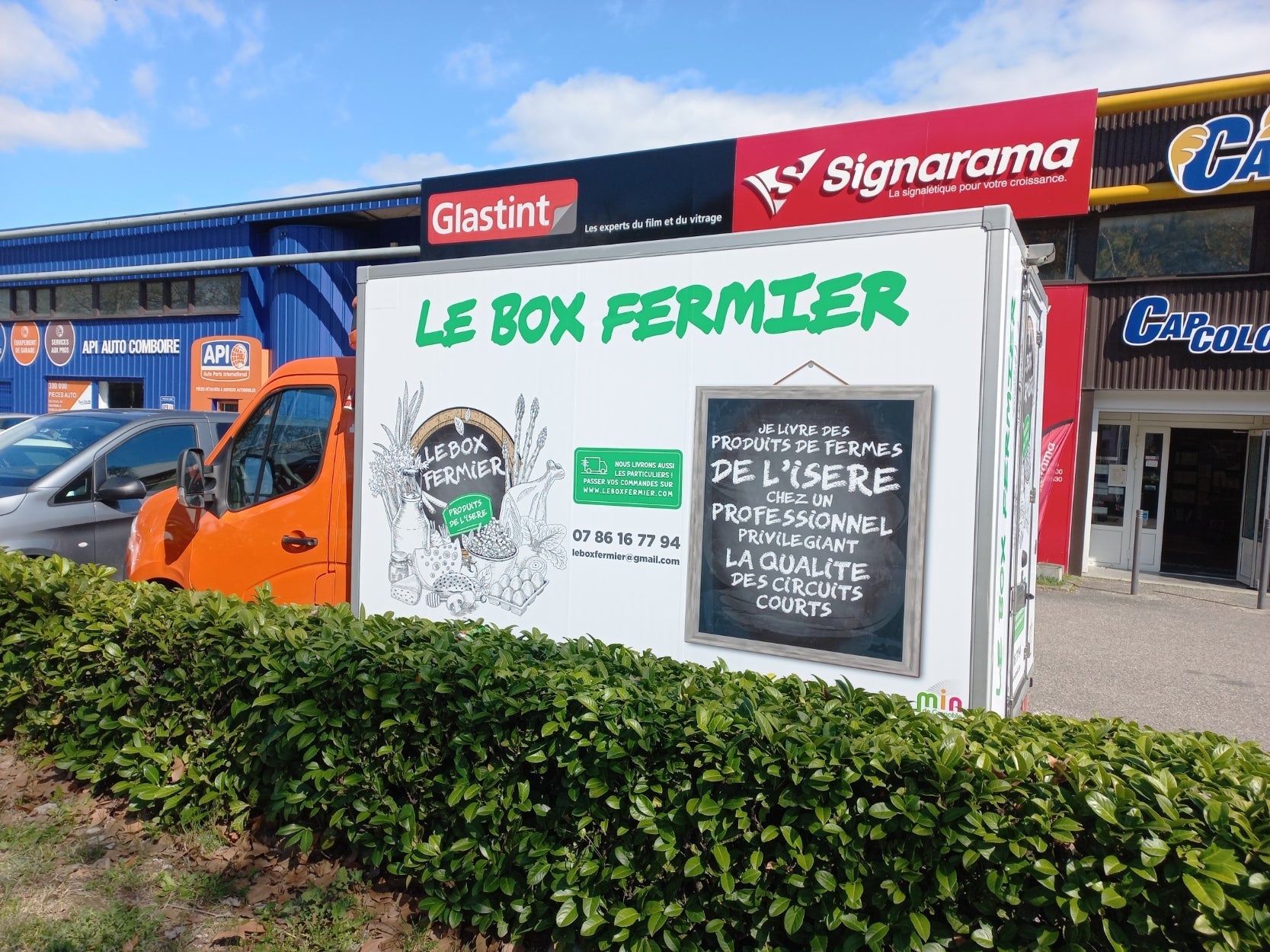 MARQUAGE VEHICULE FRIGORIFIQUE