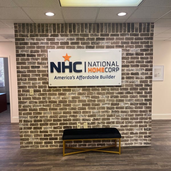 2023 01 18 Interior Wall Logo National Home Corp