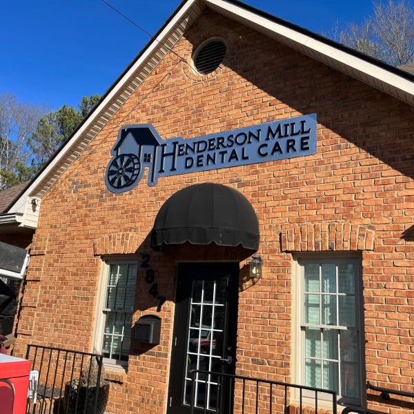 2023 01 26 Building Sign Henderson Mill Dental 