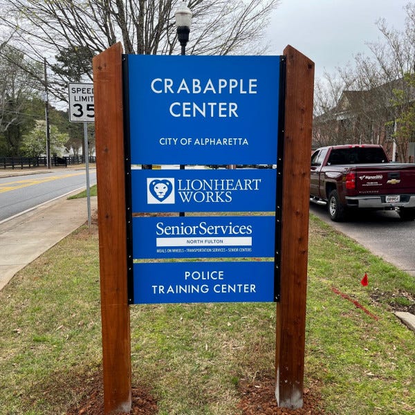 2023 04 06 Park Sign Alpharetta