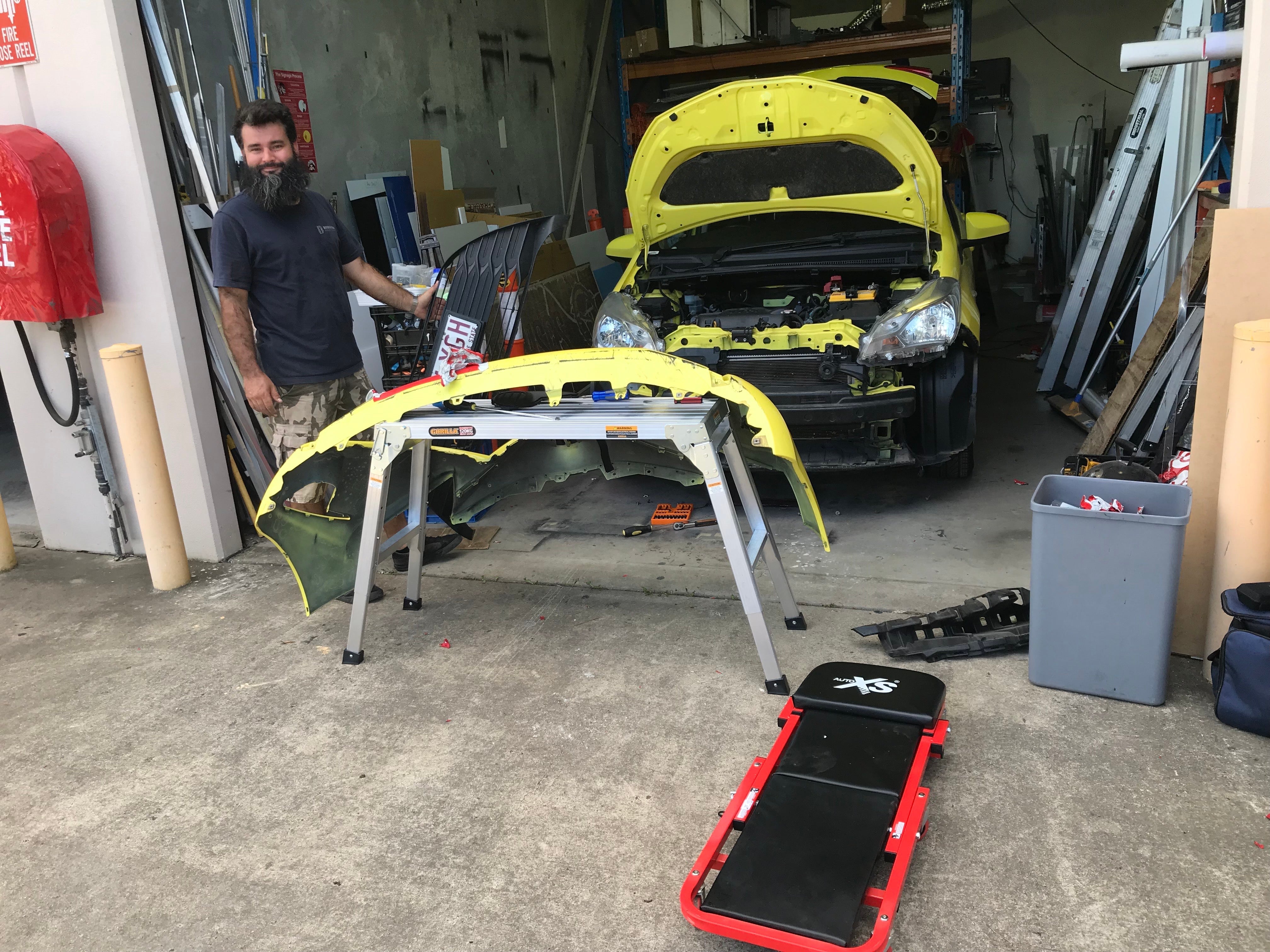 Elders unwrapping