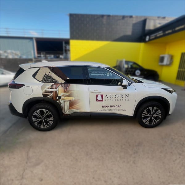 Acorn Stairlifts Car Signage
