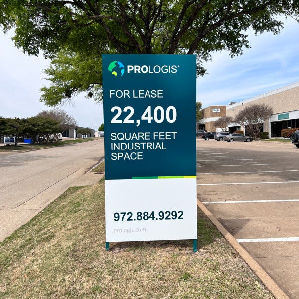 Post and Panel Sign