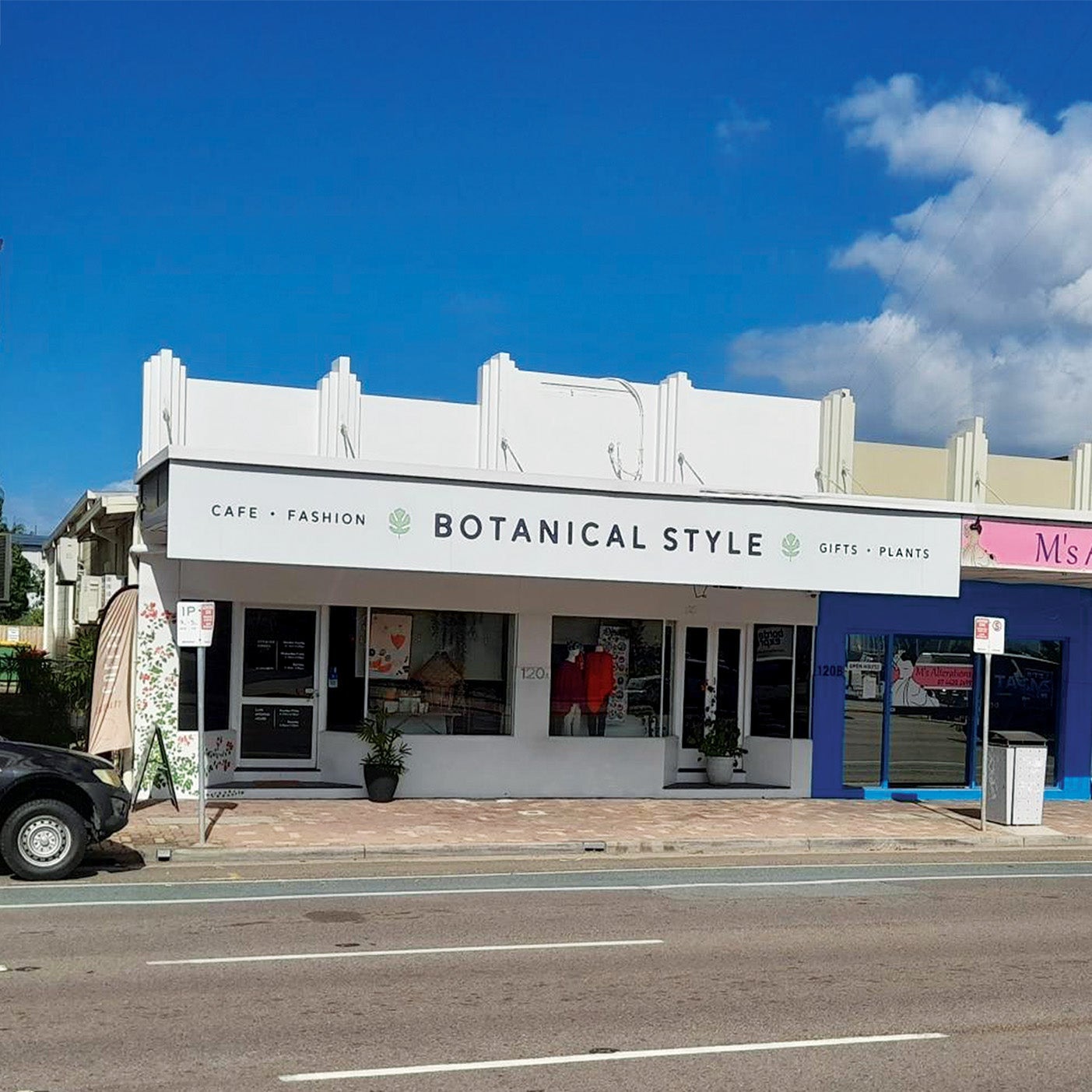 Botanical Style Fascia Shopfront Sign