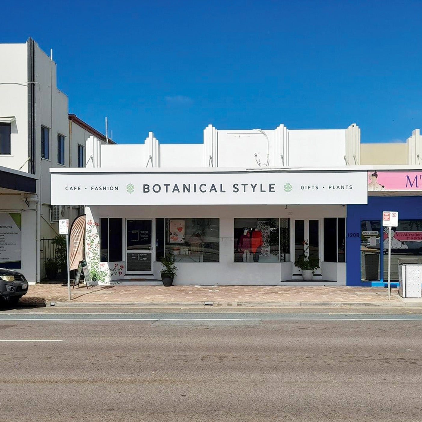Botanical Style Fascia Shopfront Sign