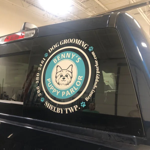 Benny Puppy Parlor - Vehicle Window Decal