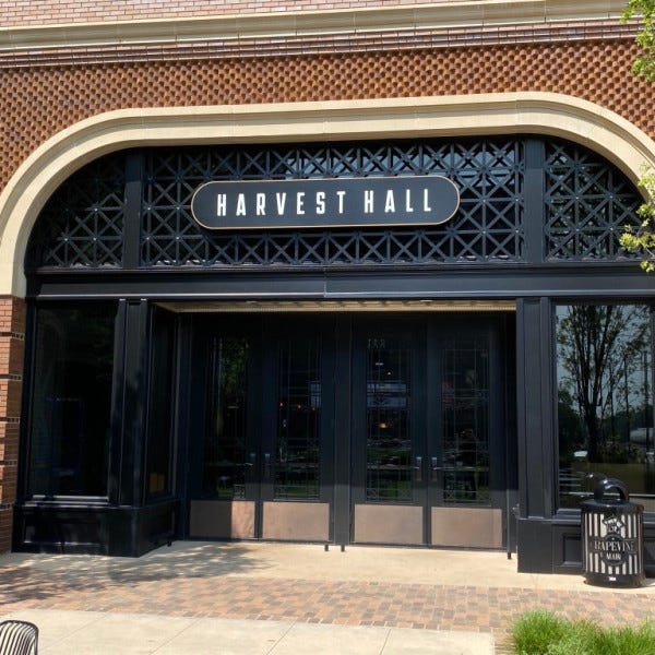 Harvest Hall - Exterior Signs