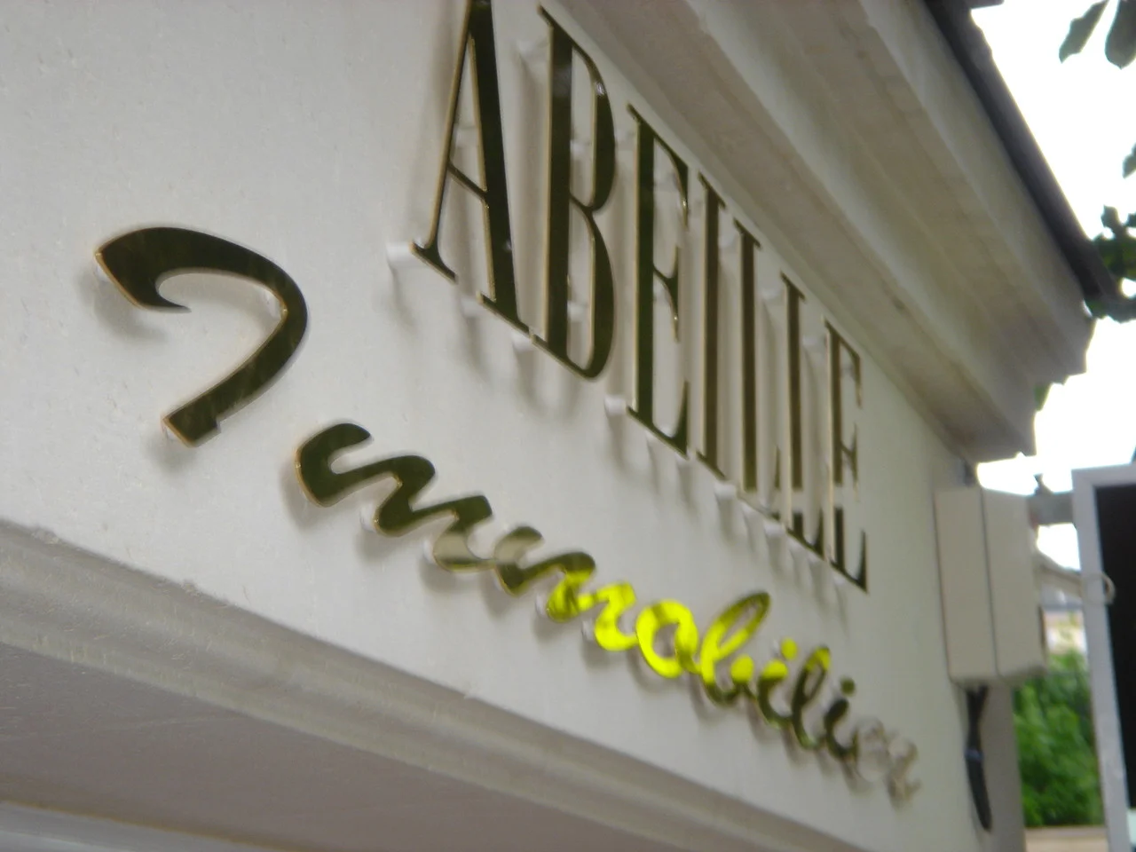 Enseigne lettres